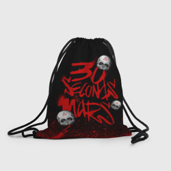 Рюкзак-мешок 3D Thirty seconds to mars skulls