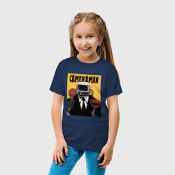 Детская футболка хлопок Опасный Камерамен - фото 2