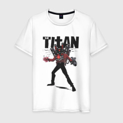 Мужская футболка хлопок Опасный Титан Спикермен