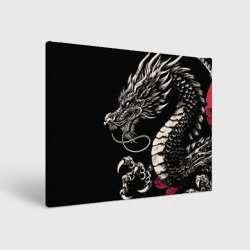 Холст прямоугольный Japanese dragon - irezumi - art