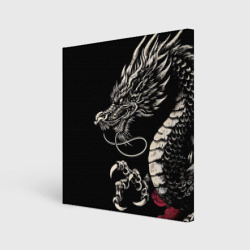 Холст квадратный Japanese dragon - irezumi - art