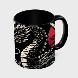 Кружка с полной запечаткой Japanese dragon - irezumi - art