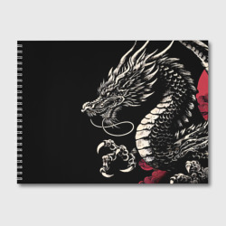 Альбом для рисования Japanese dragon - irezumi - art