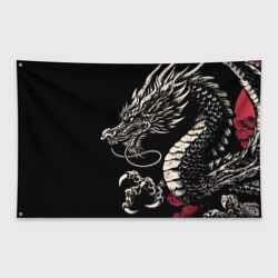 Флаг-баннер Japanese dragon - irezumi - art