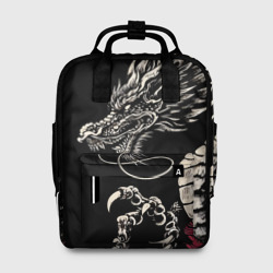 Женский рюкзак 3D Japanese dragon - irezumi - art