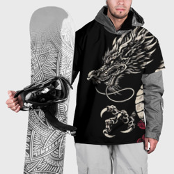 Накидка на куртку 3D Japanese dragon - irezumi - art