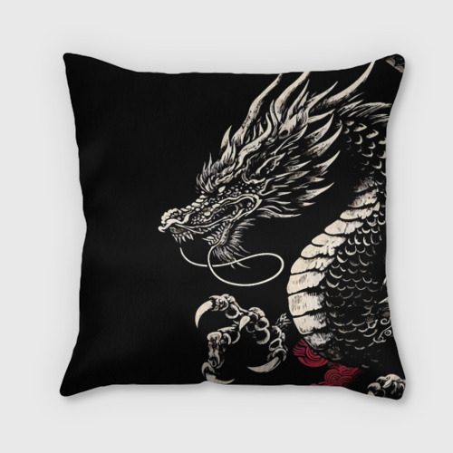 Подушка 3D Japanese dragon - irezumi - art