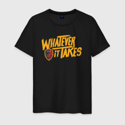 Cavaliers whatever it takes – Мужская футболка хлопок с принтом купить со скидкой в -20%