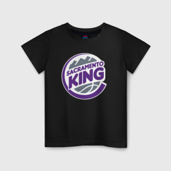 Детская футболка хлопок Sacramento king