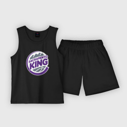 Детская пижама с шортами хлопок Sacramento king