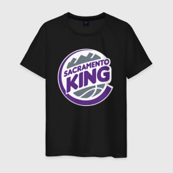 Sacramento king – Мужская футболка хлопок с принтом купить со скидкой в -20%