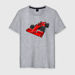Формула 1 красная – Мужская футболка хлопок с принтом купить со скидкой в -20%