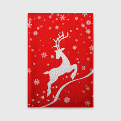 Обложка для автодокументов Christmas deer