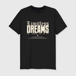 Мужская футболка хлопок Slim Limitless dreams