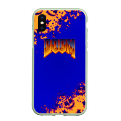 Чехол для iPhone XS Max матовый Doom x marshmallow