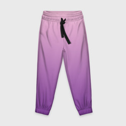 Детские брюки 3D Нежный розовый и насыщенный малиновый градиент
