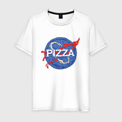 Наса пицца логотип – Мужская футболка хлопок с принтом купить со скидкой в -20%