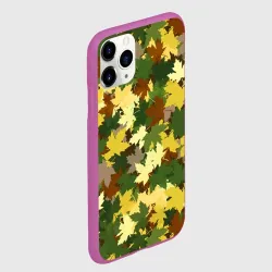 Чехол для iPhone 11 Pro матовый Кленовый камуфляж - фото 2