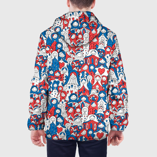 Мужская куртка 3D Русские матрешки  , цвет 3D печать - фото 5