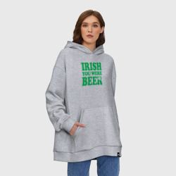 Худи SuperOversize хлопок Irish you were beer - фото 2