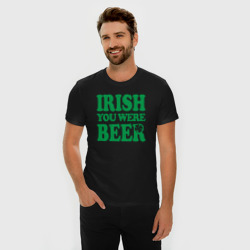 Мужская футболка хлопок Slim Irish you were beer - фото 2