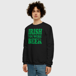 Мужской свитшот хлопок Irish you were beer - фото 2