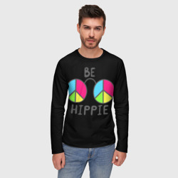 Мужской лонгслив 3D Be hippie - фото 2