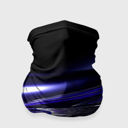 Бандана-труба 3D Black blue   abstract 