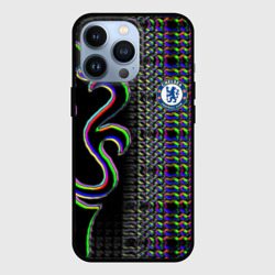 Чехол для iPhone 13 Pro Chelsea fc glitch