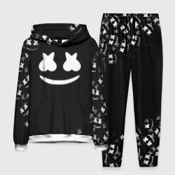 Мужской костюм с толстовкой 3D Marshmello black collection