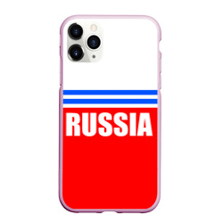 Чехол для iPhone 11 Pro Max матовый Russia - classic sport