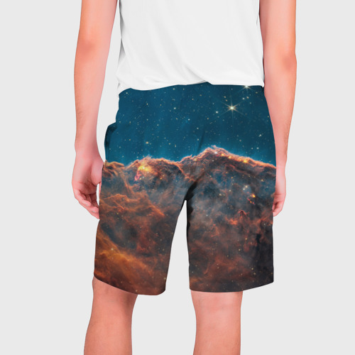 Мужские шорты 3D Туманность Киля наблюдаемая телескопом Уэбба, цвет 3D печать - фото 2