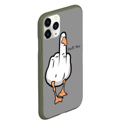 Чехол для iPhone 11 Pro матовый Duck you - фото 2