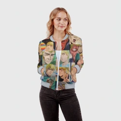 Женский бомбер 3D ГТО - Эйкити  - фото 2