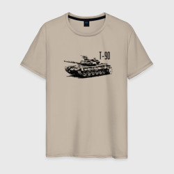 Мужская футболка хлопок Танк T-90