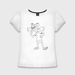 Женская футболка хлопок Slim Хельга из мультика Эй Арнольд