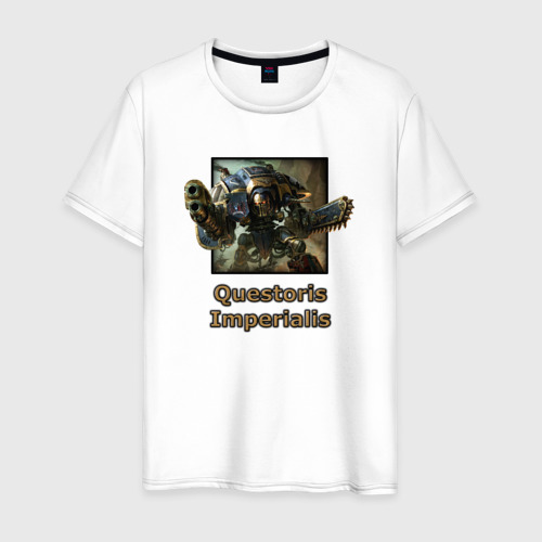 Мужская футболка из хлопка с принтом Имперский рыцарь, вид спереди №1