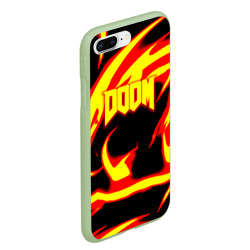 Чехол для iPhone 7Plus/8 Plus матовый Doom eternal fire storm - фото 2