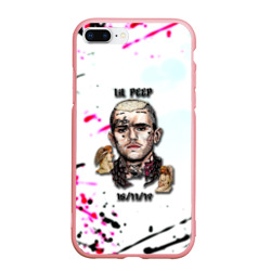 Чехол для iPhone 7Plus/8 Plus матовый Lil peep rap band