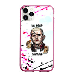 Чехол для iPhone 11 Pro Max матовый Lil peep rap band