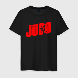 Мужская футболка хлопок Judo red