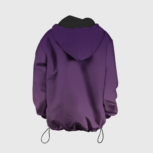 Детская куртка 3D Фиолетовая косуха Лича с черепами, цвет черный - фото 2