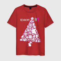 Светящаяся мужская футболка Кошмар перед рождеством Тим Бёртон