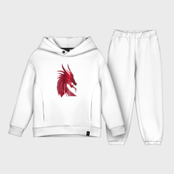 Детский костюм хлопок Oversize Рэд дракон