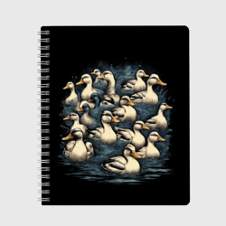 Тетрадь Утки в пруду