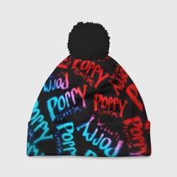 Шапка 3D c помпоном Хагги ваги неон градиент