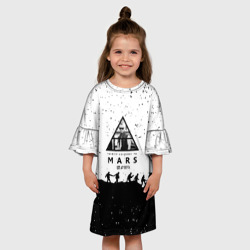 Детское платье 3D Thirty seconds to mars Jared Leto music - фото 2