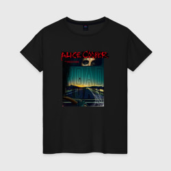 Женская футболка хлопок Alice Cooper road