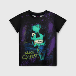 Детская футболка 3D Alice Cooper snake