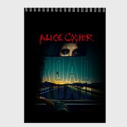 Скетчбук Album road Alice Cooper